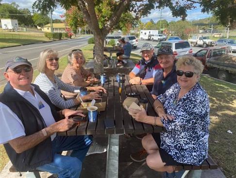 Goomeri Coffee and Cakes - Apr 30th Mark Tramby Rod and Kathy Farley